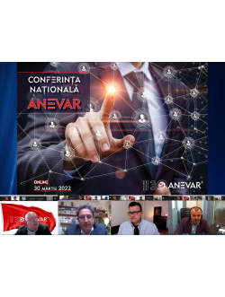 Conferința Națională ANEVAR - online, 30 martie 2022