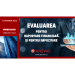 Materialele conferinţei „Evaluarea pentru raportare financiară și pentru impozitare” - Cluj-Napoca, 14 ianuarie 2023